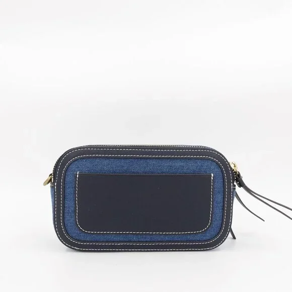 Tory Burch Miller Denim Mini Crossbody Bag Denim Multi OS - Picture 7 of 16